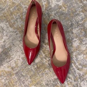 Zara TRF Mid Heel Shoes